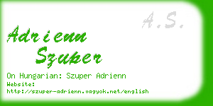 adrienn szuper business card